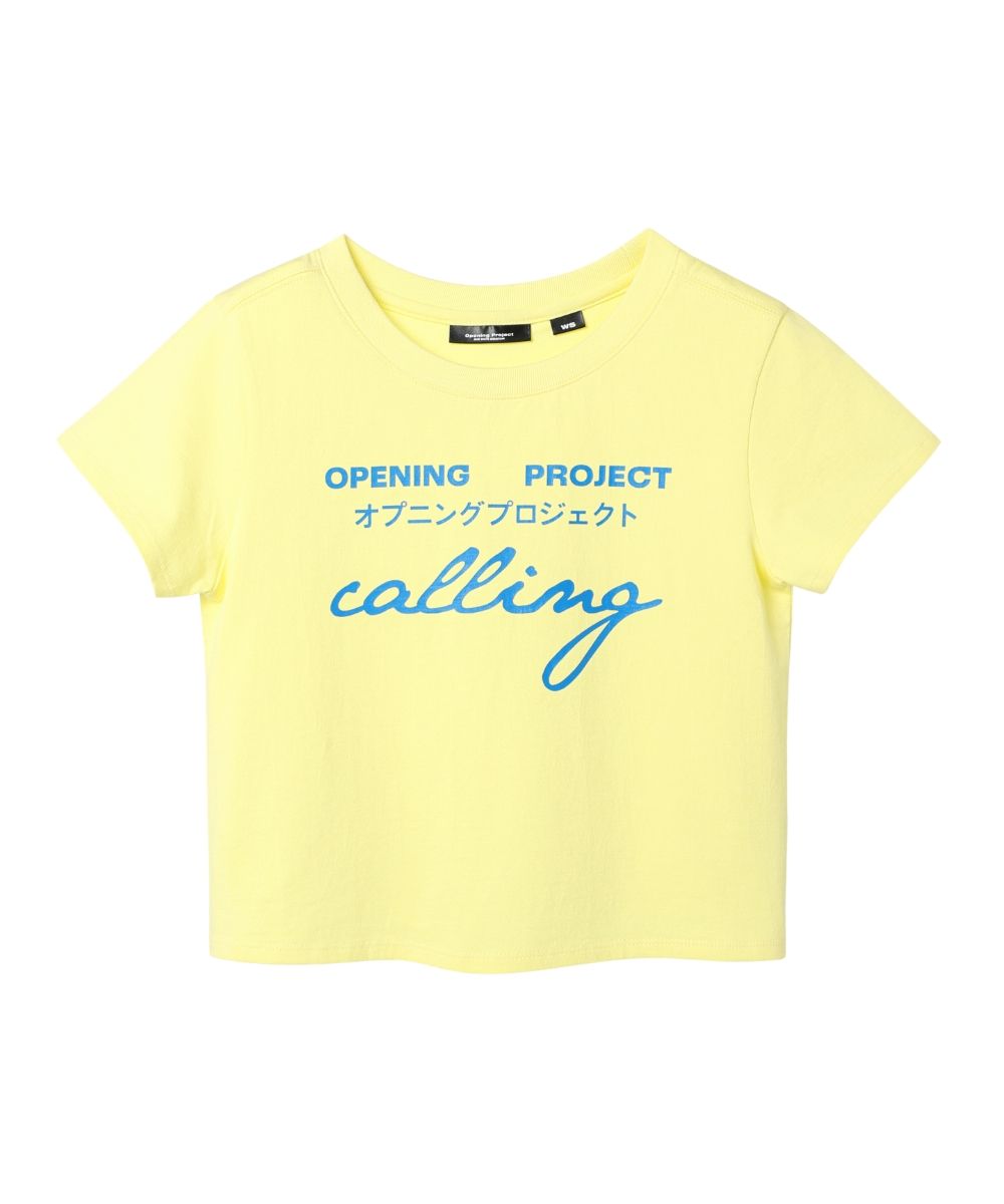【OPENING PROJECT】25SS W Cropped Calling Half T Shirt MUSINSA | OPENING PROJECT W Cropped Calling Half T Shirt