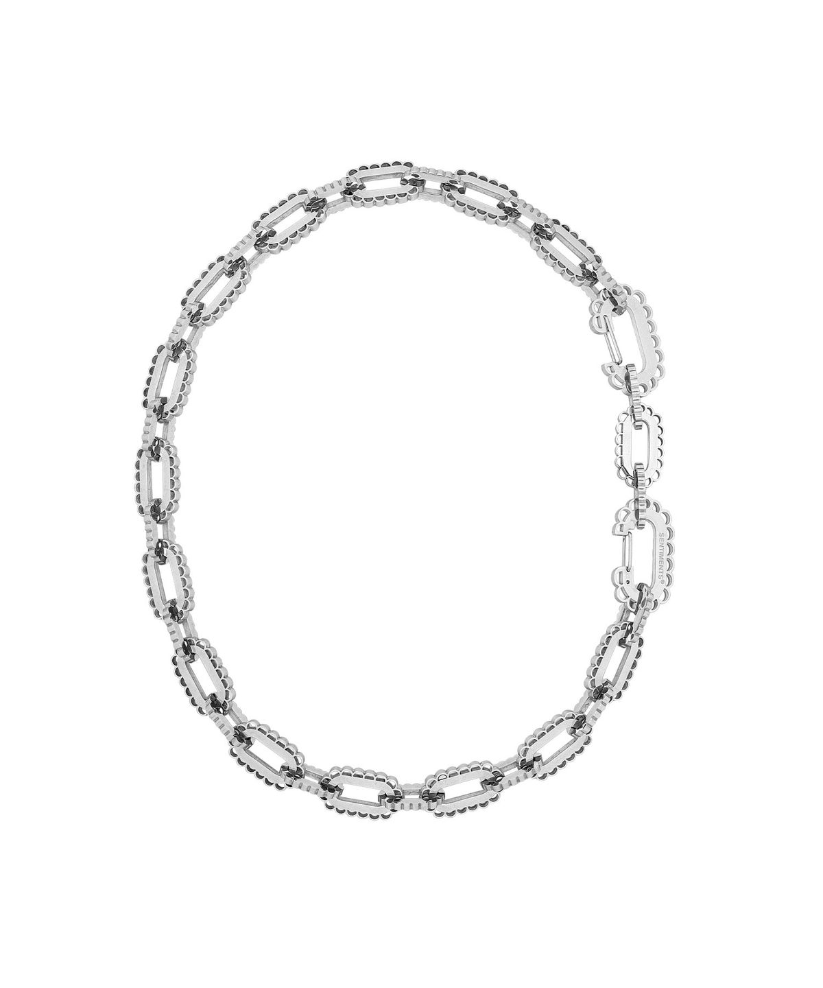 센티멍(SENTIMENTS) NO.510 [SILVER] LACE LINE CHIAN NECKLACE
