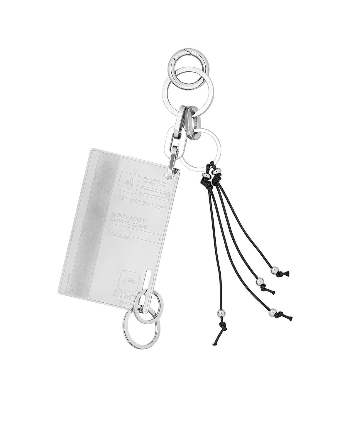 센티멍(SENTIMENTS) NO.526 [SILVER] STM SILVER CARD KEY RING