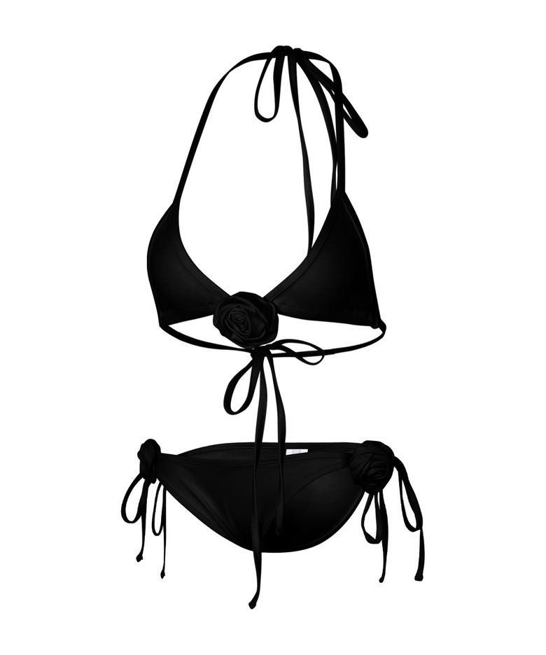 Flower Bikini_[Black]