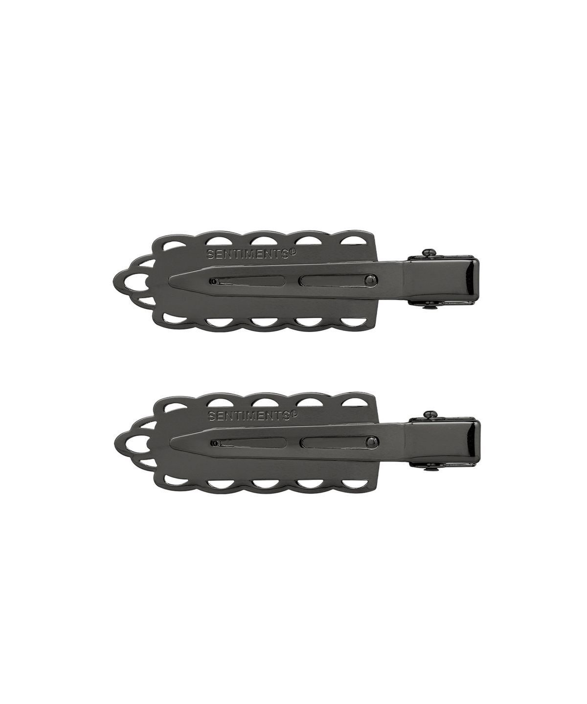 센티멍(SENTIMENTS) NO.546 [BLACK] SURFBOARD LACE HAIR PIN