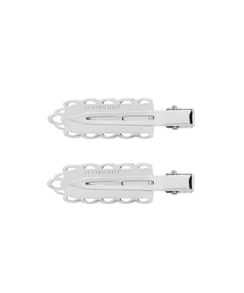 NO.546 [SILVER] SURFBOARD LACE HAIR PIN