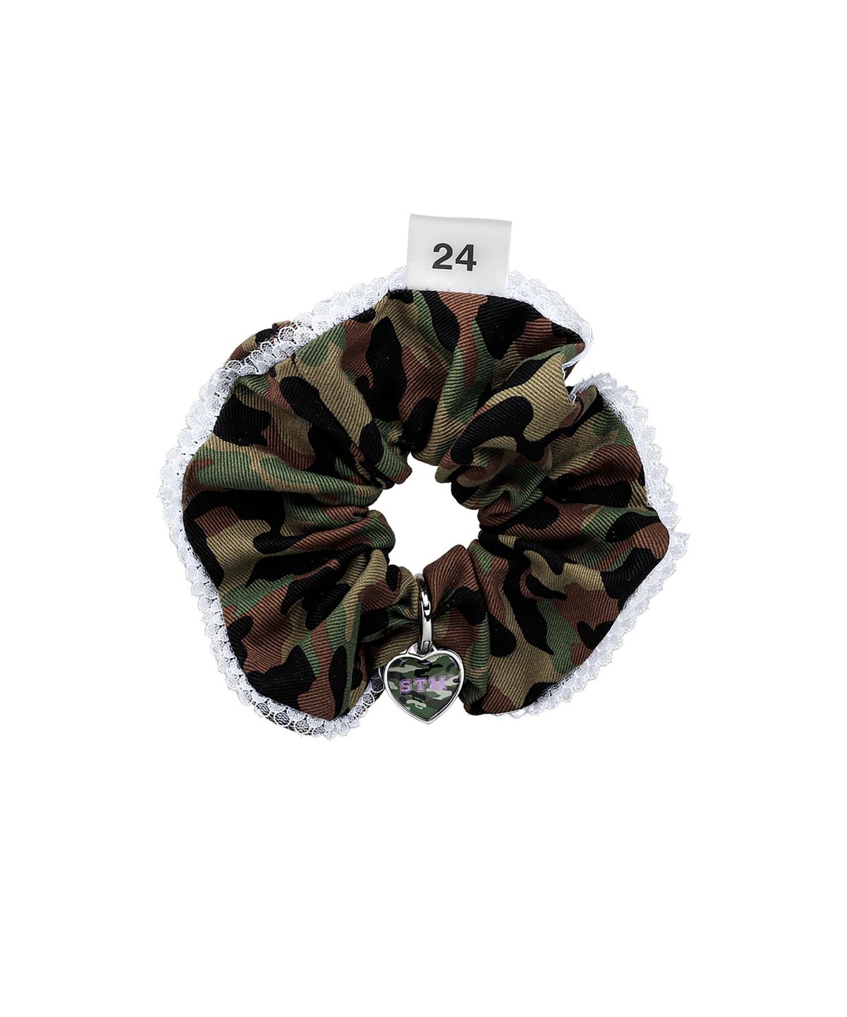 센티멍(SENTIMENTS) NO.550 [PINK] SOLDIER HEART HAIR SCRUNCHY