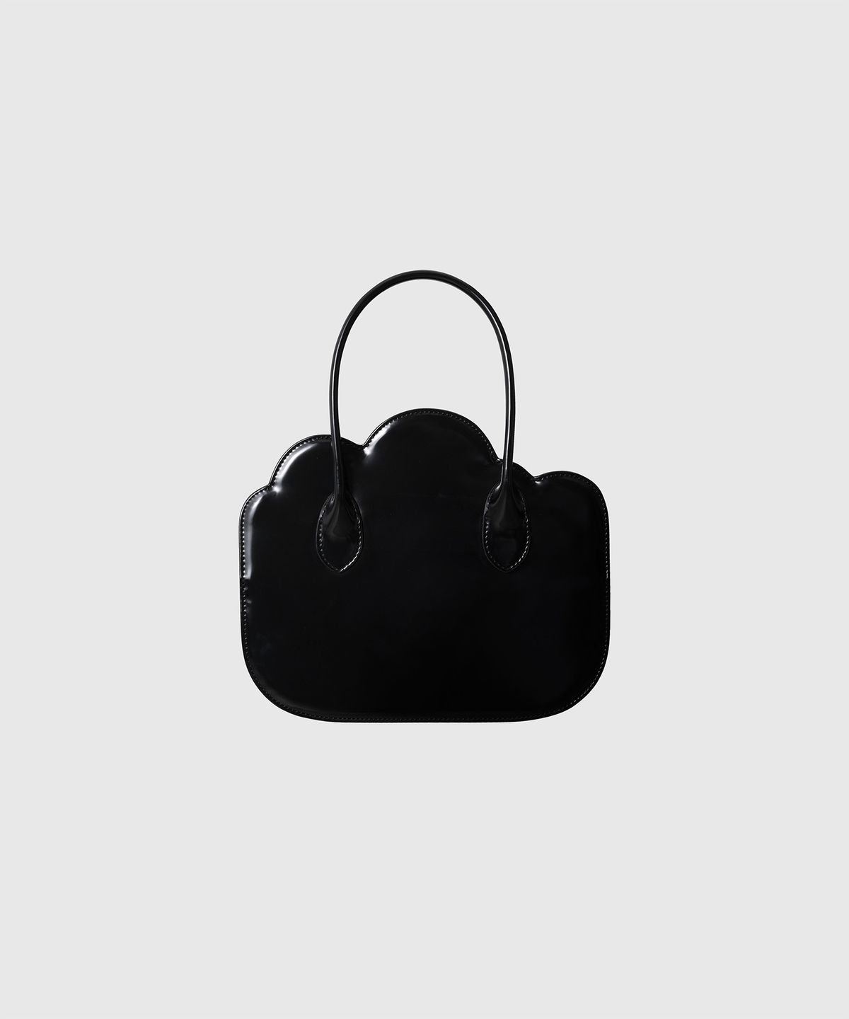 니히(NIEEH) CLOUD BAG_PATENT BLACK