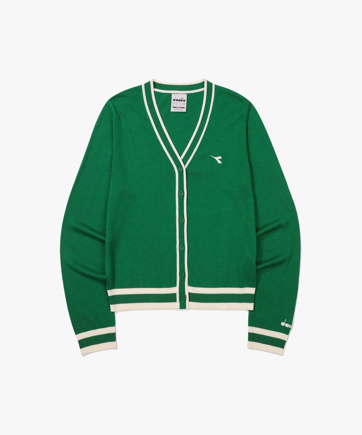 디아도라(diadora) 코지 니트 가디건 우먼 GREEN