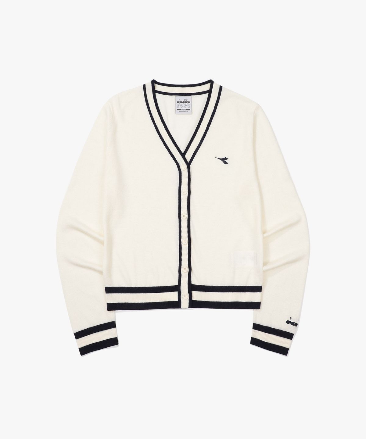 디아도라(diadora) 코지 니트 가디건 우먼 OFF WHITE