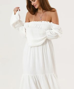 센느 원피스 화이트