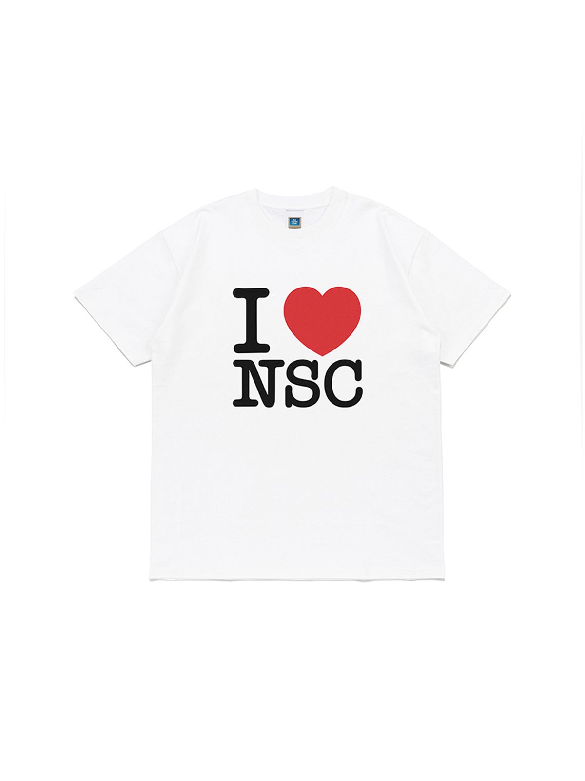 넷소셜클럽(NET SOCIAL CLUB) 아이 러브 NSC 반팔티 (화이트)