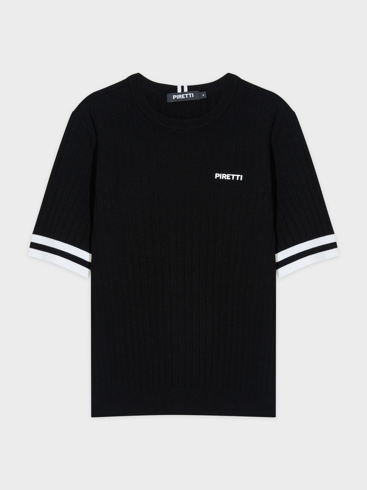 피레티(PIRETTI) 사보나 5부 스웨터 W_Black