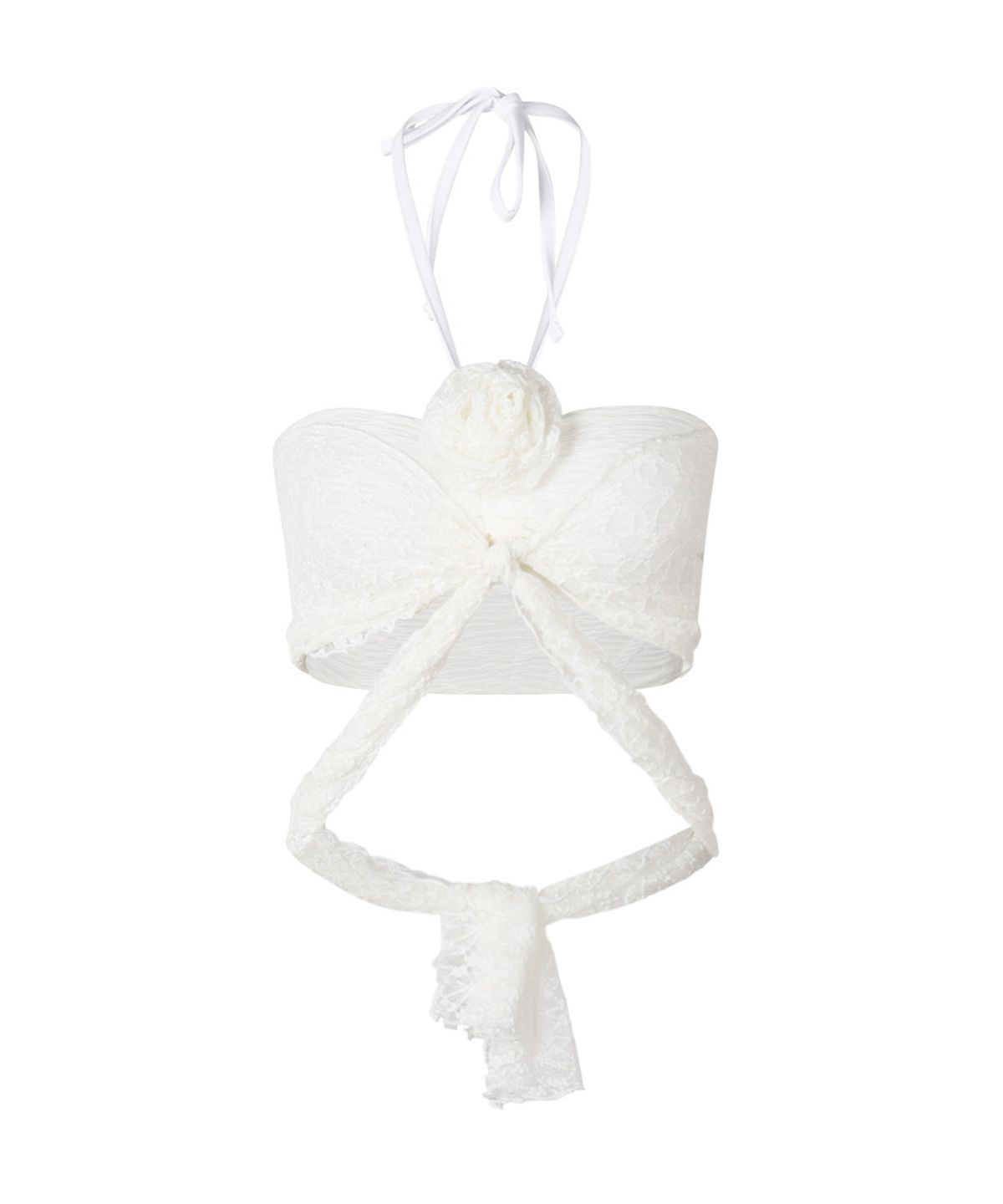레씨토(LECYTO) 2Way String Shirring Tube Top_[White]