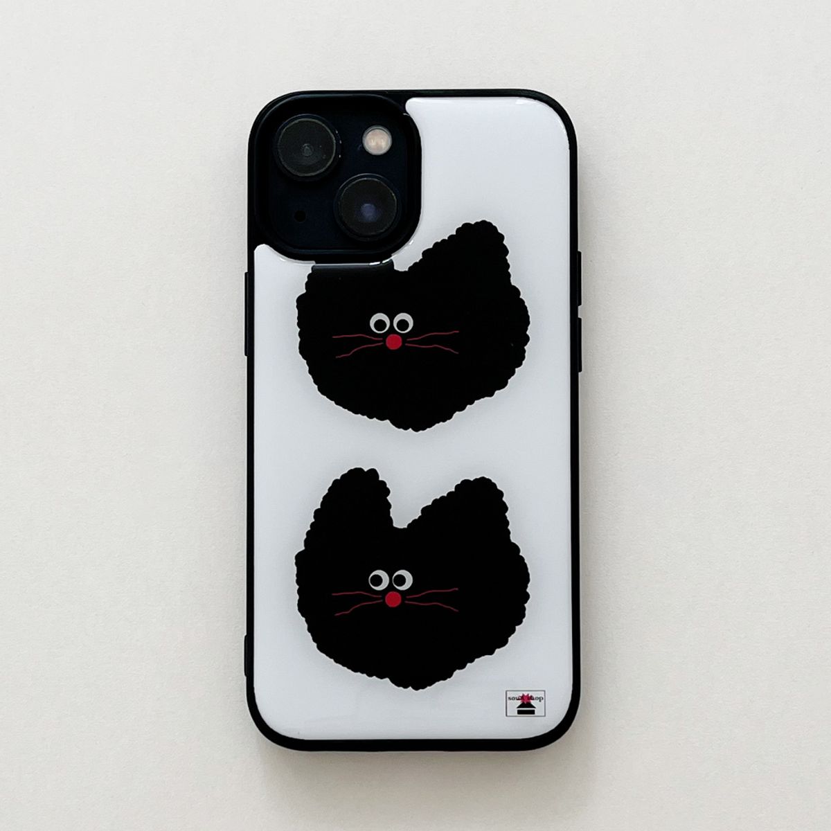소우에이(SOUA) twin cats case 에폭시 범퍼케이스 [글로시/맥세이프]
