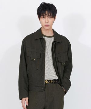 넥서스 오피서 트러커 점퍼 카키브라운 IEJU4F215K5