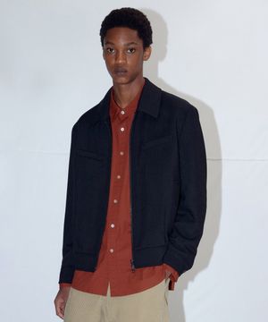 버티컬 미러링 미니멀 블루종 블랙 IEJU4F202BK