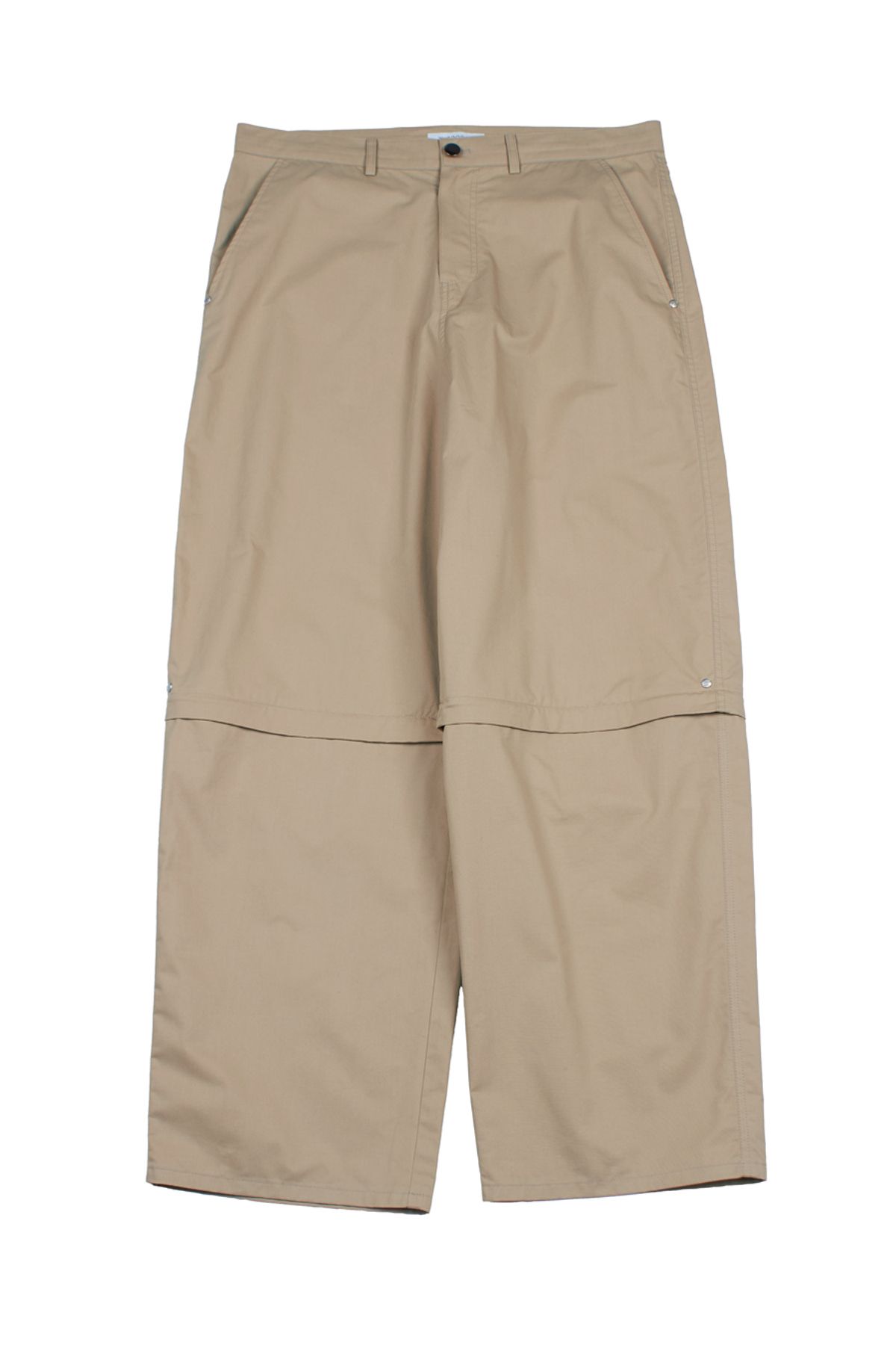 유수도시(YUSOODOSI) 3-way Convertible Cotton Pants (Beige)