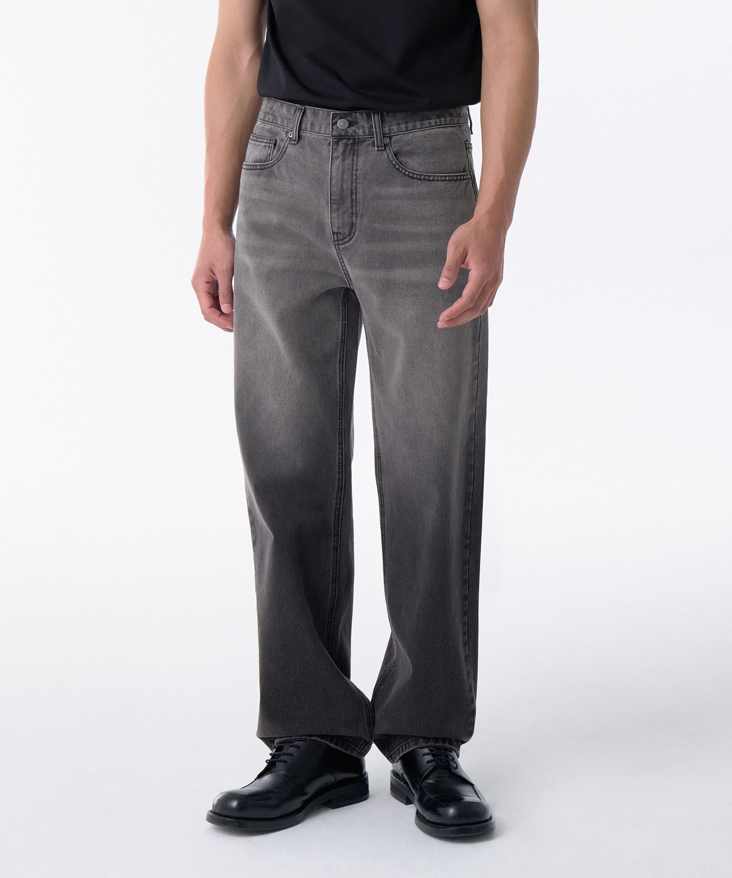 ★MUSINSA STANDARD★ Straight Gradient Denim Pants Washed Bl MUSINSA | MUSINSA STANDARD Straight Gradient Denim Pants