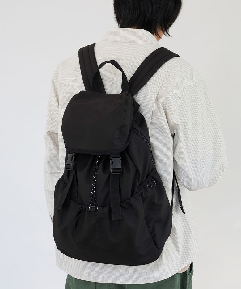 시티 스트링 백팩_블랙