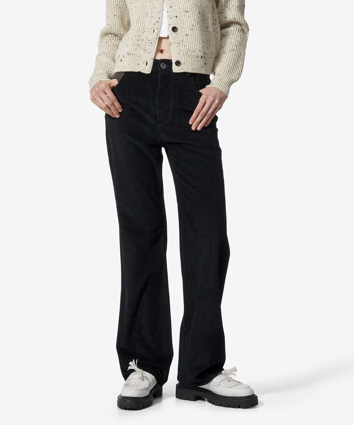 보테가베네타(BOTTEGA VENETA) 코듀로이 팬츠 - 미드나잇블루 / 792955V4CY04246