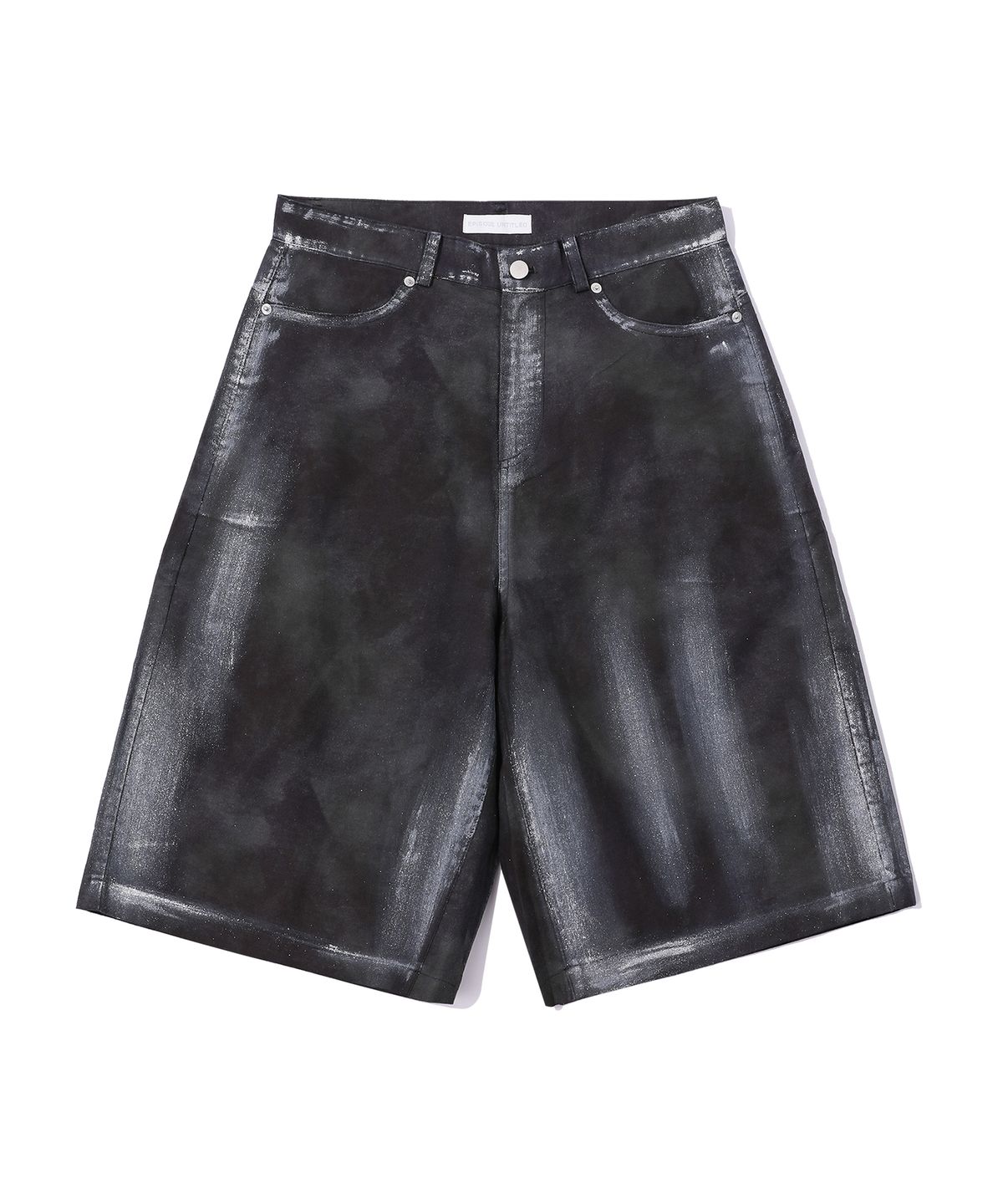 에피소드 언타이틀(EPISODE UNTITLED) HAND PAINTING DYEING BERMUDA PANTS_MIX PURPLE