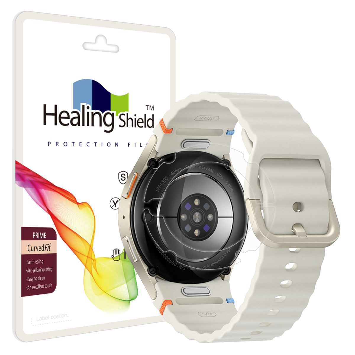 힐링쉴드(HEALINGSHIELD) 갤럭시워치7 40mm 프라임 고광택 후면보호필름 2매
