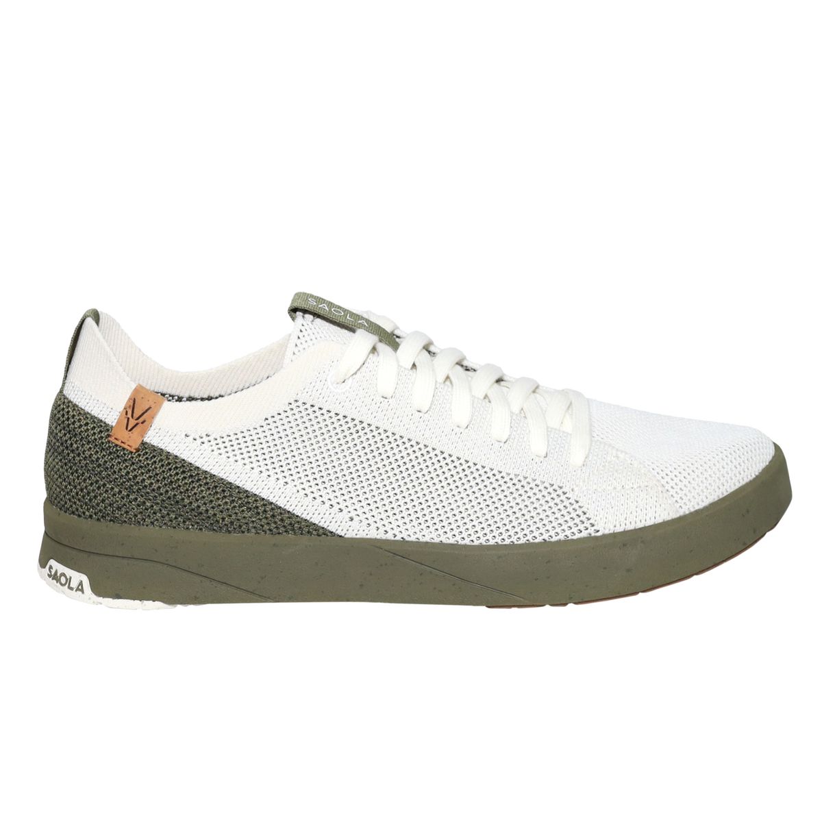 사올라(SAOLA) Cannon Knit 2.0 M White-Burnt Olive