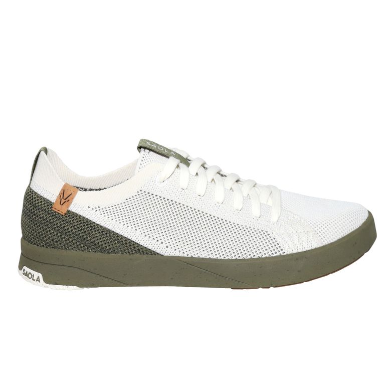 Cannon Knit 2.0 M White-Burnt Olive
