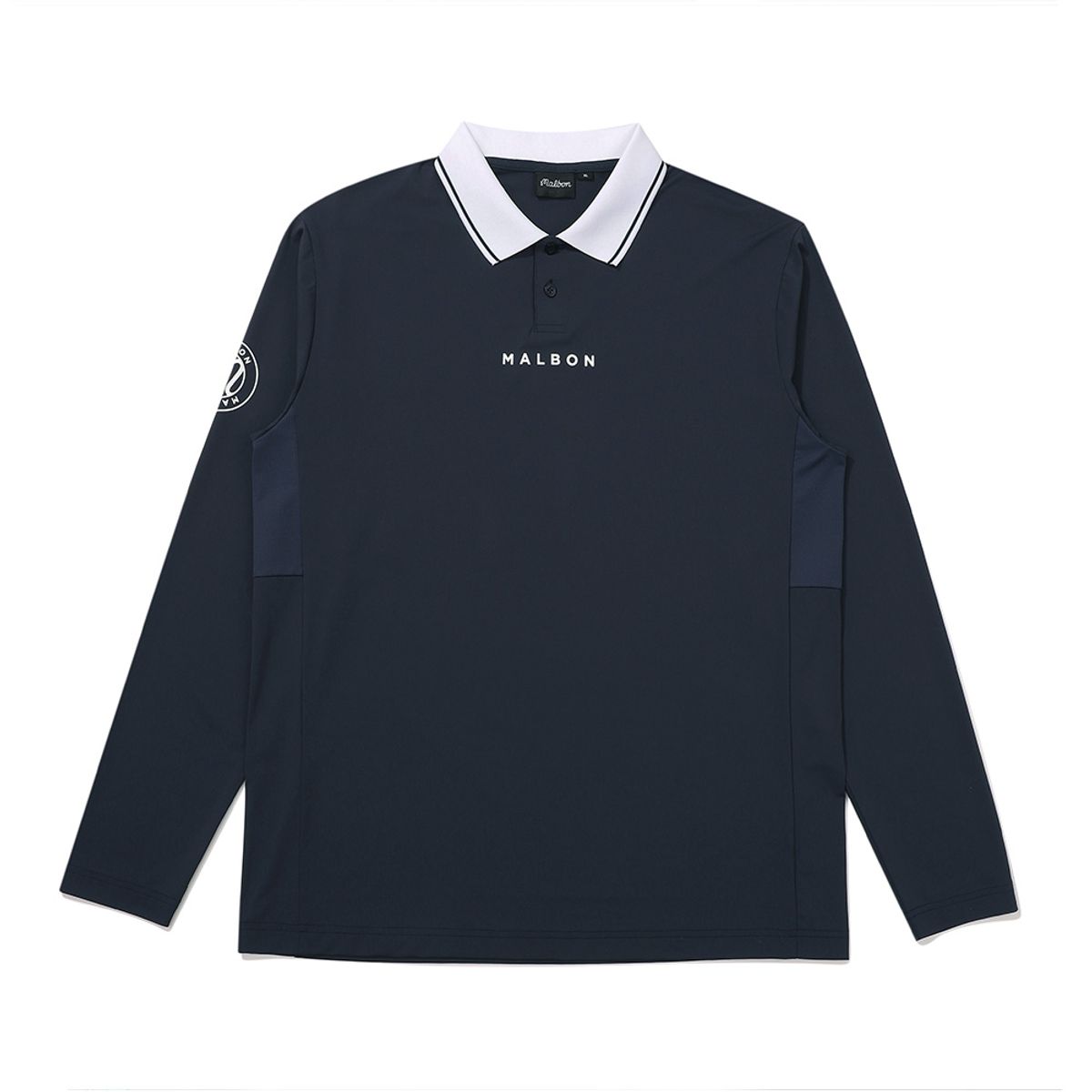 말본 골프(MALBON GOLF) M 메쉬 믹스 롱 슬리브 티셔츠 NAVY (MAN)