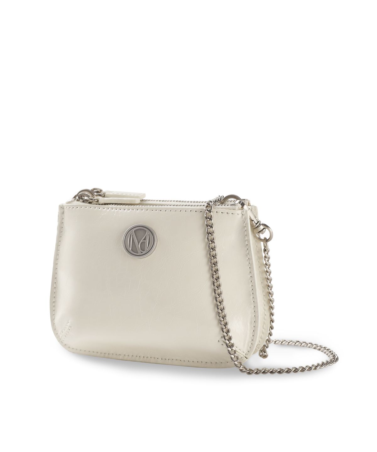 꼬떼드무아(COTEDEMOI) Ecrin mini double chain bag - Cream