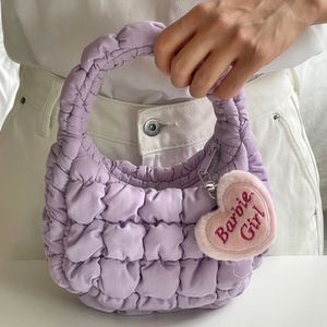 바비걸 하트쿠션 키링