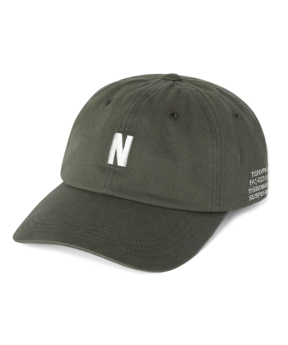 디스이즈네버댓(THISISNEVERTHAT) N-Logo Cap Olive