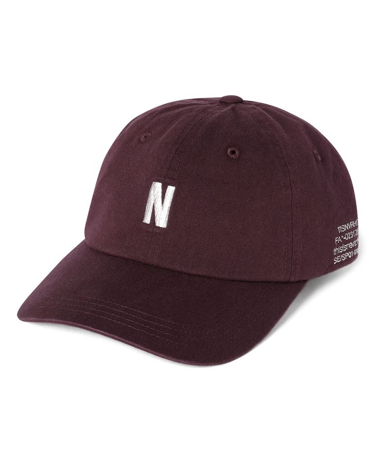 N-Logo Cap Burgundy