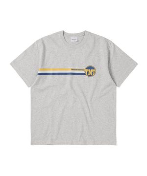 TNT Track Lines Tee Heather Grey