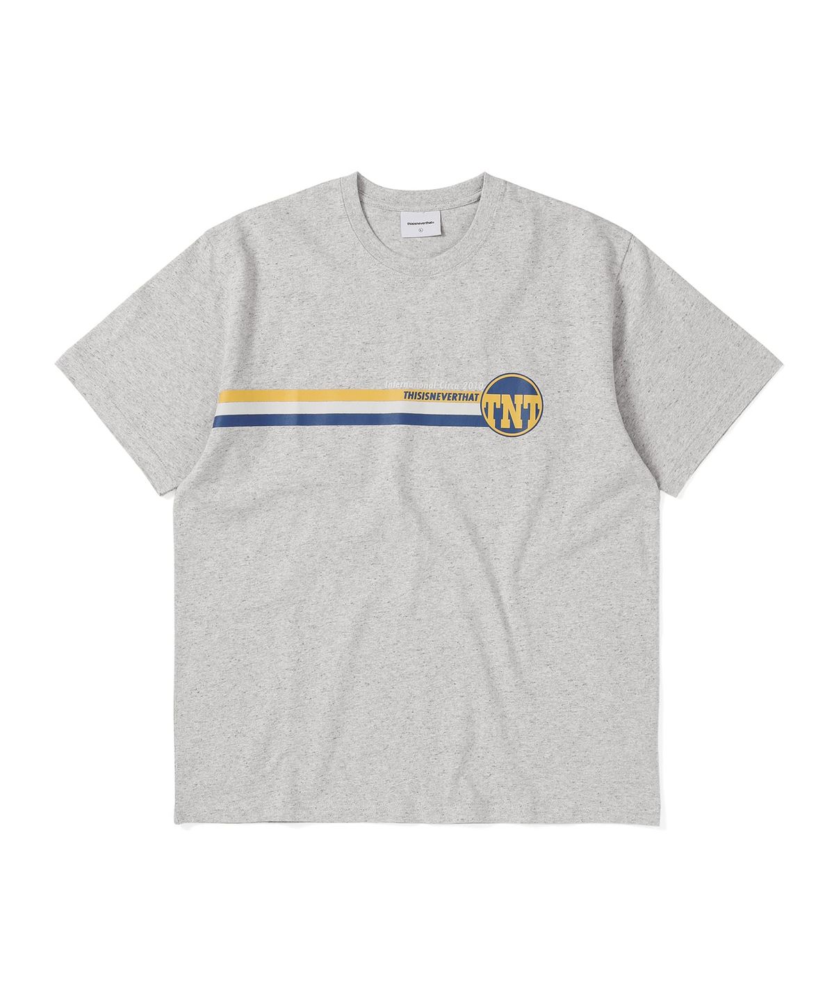 디스이즈네버댓(THISISNEVERTHAT) TNT Track Lines Tee Heather Grey