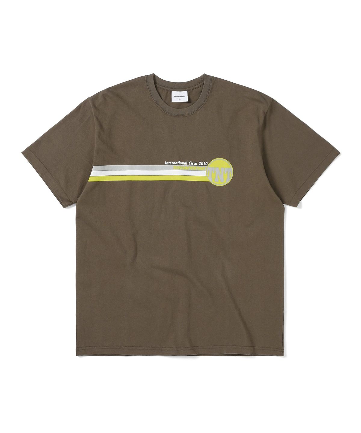 디스이즈네버댓(THISISNEVERTHAT) TNT Track Lines Tee Brown
