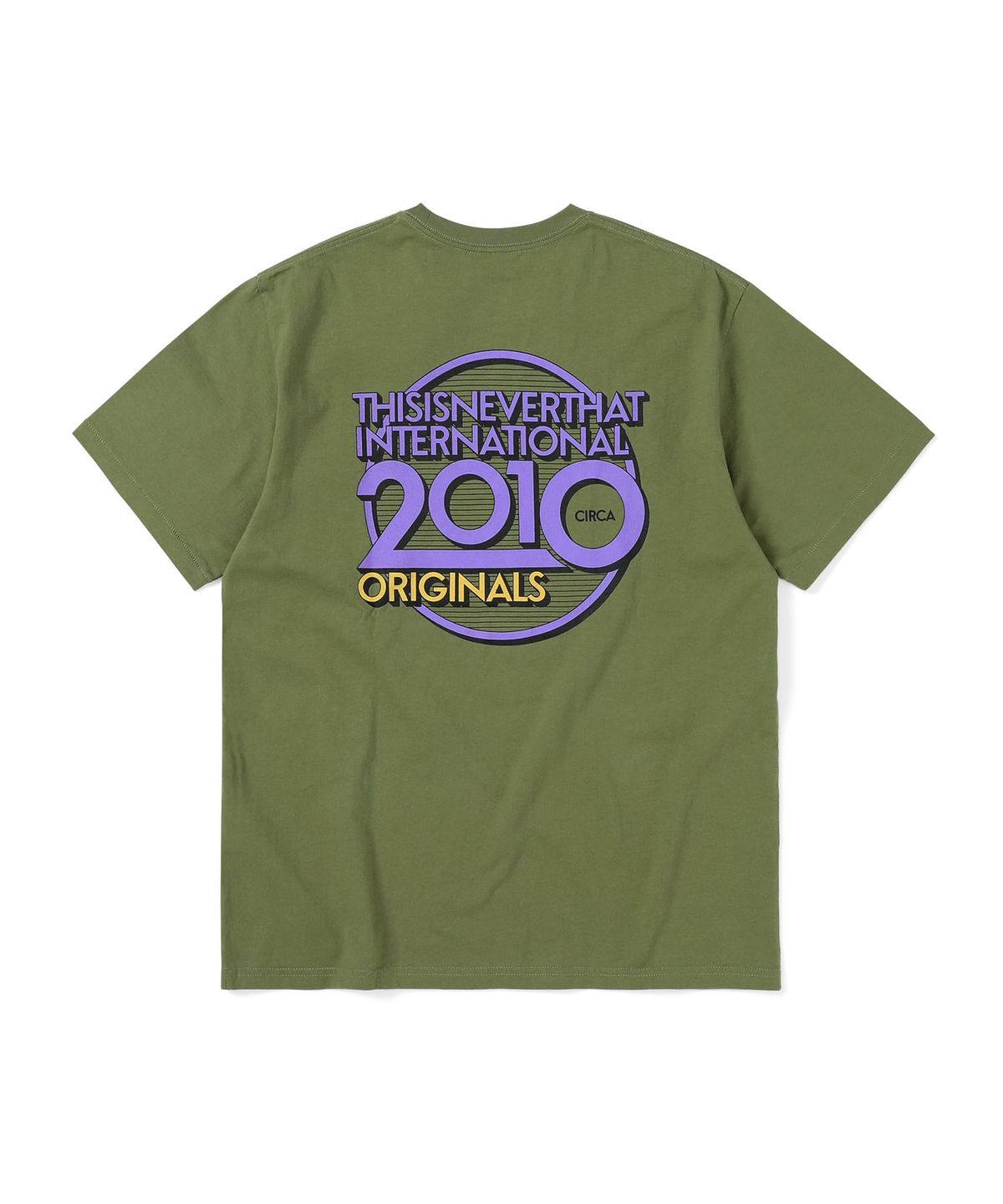 디스이즈네버댓(THISISNEVERTHAT) 2010 Originals Tee Moss Green