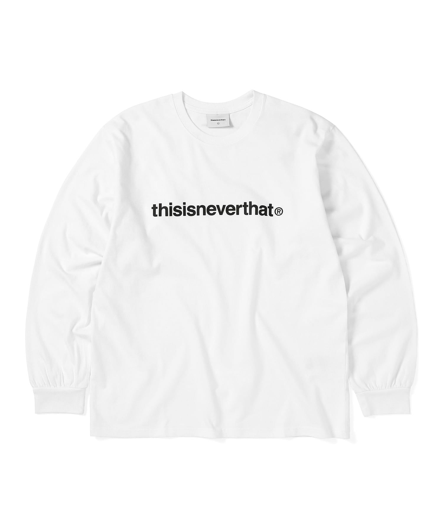【THISISNEVERTHAT】Monogram L/S Tee White Monogram L/S Tee - thisisneverthat®