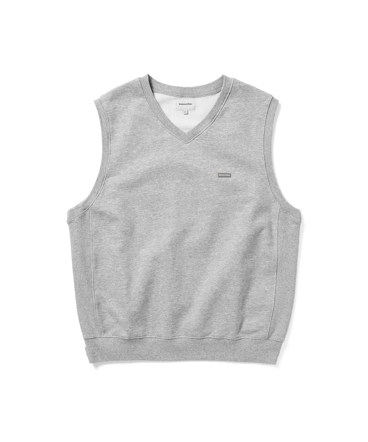 디스이즈네버댓(THISISNEVERTHAT) (FW24) T.N.T. Classic HDP V Neck Vest Heather Grey
