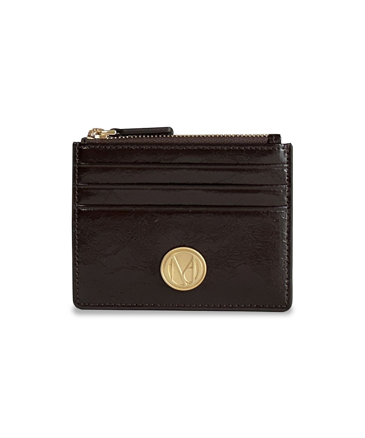 꼬떼드무아(COTEDEMOI) Seine slim card wallet - Chocolate brown
