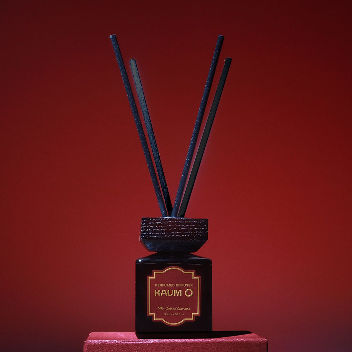 라움오(RAUM O) 디 아일랜드 가든 퍼퓸드 디퓨저 145ml + 하드케이스 + 디퓨저 스틱(10pcs)