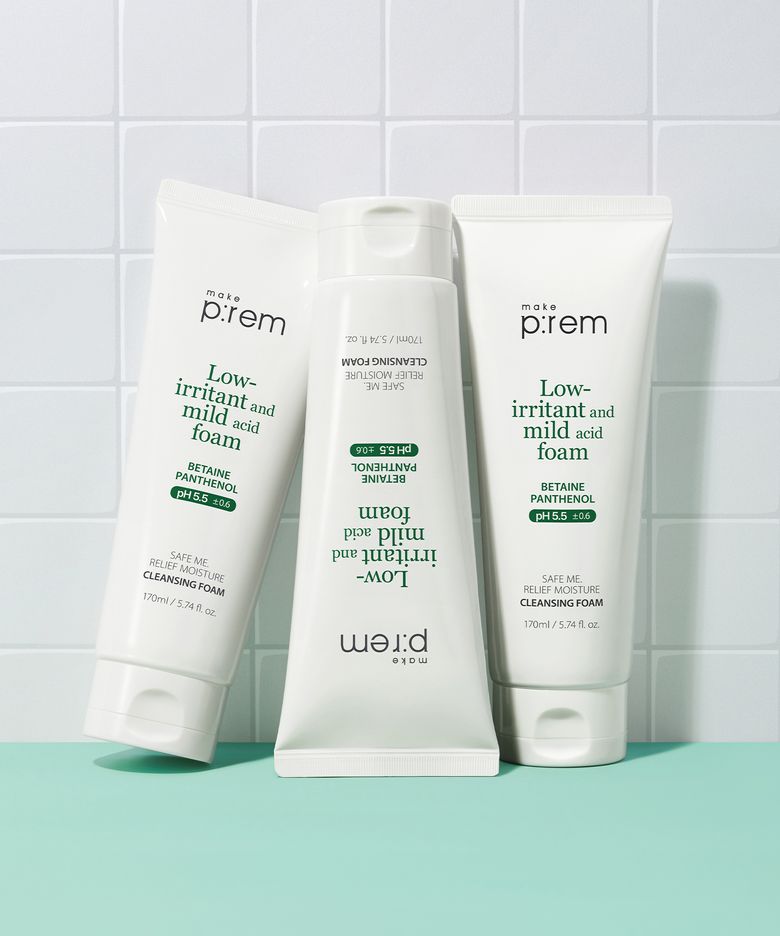 [3pack] 세이프 미 릴리프 모이스처 클렌징 폼 170ml