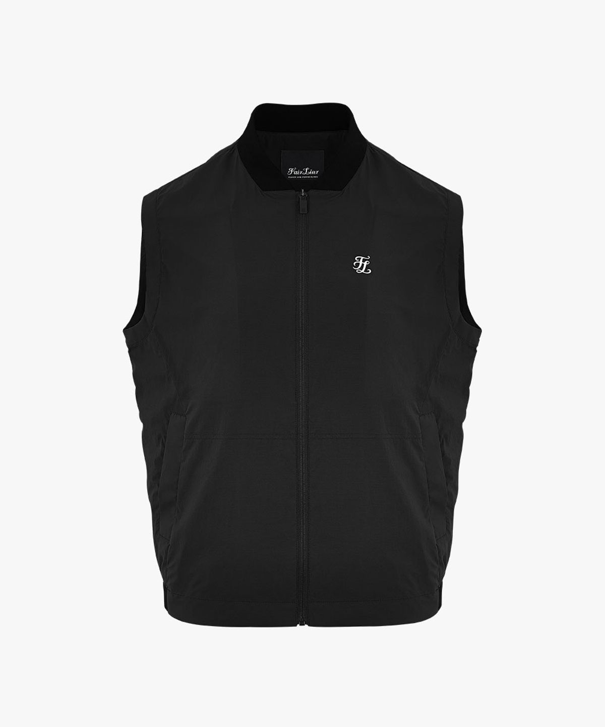 페어라이어 골프(FAIRLIAR GOLF) 남성 스타디움 우븐 베스트(블랙)