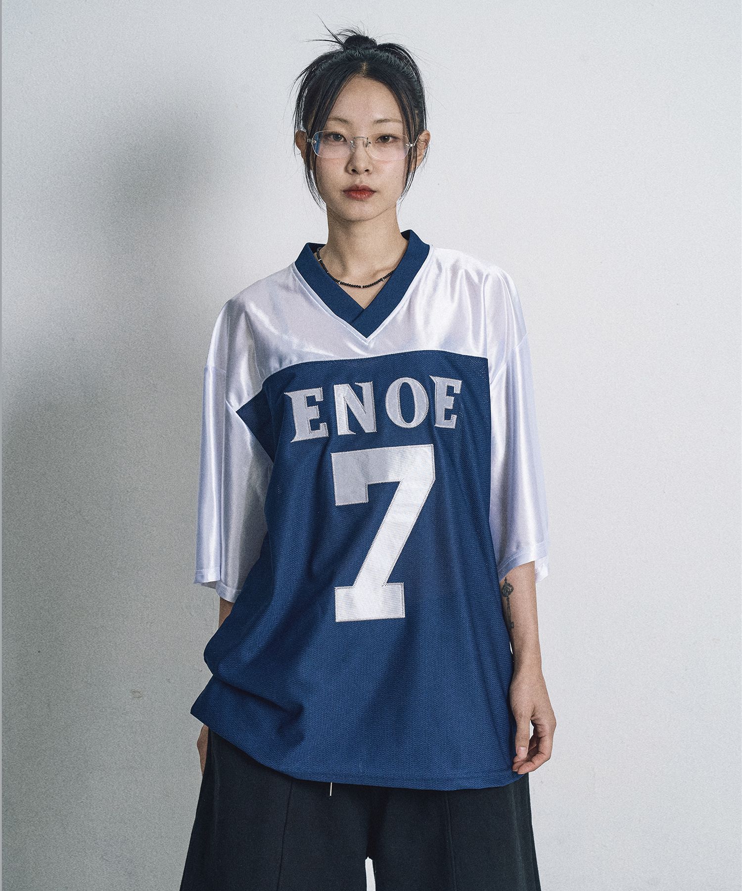 MUSINSA | EASY NO EASY Seven Mesh Football Jersey Short