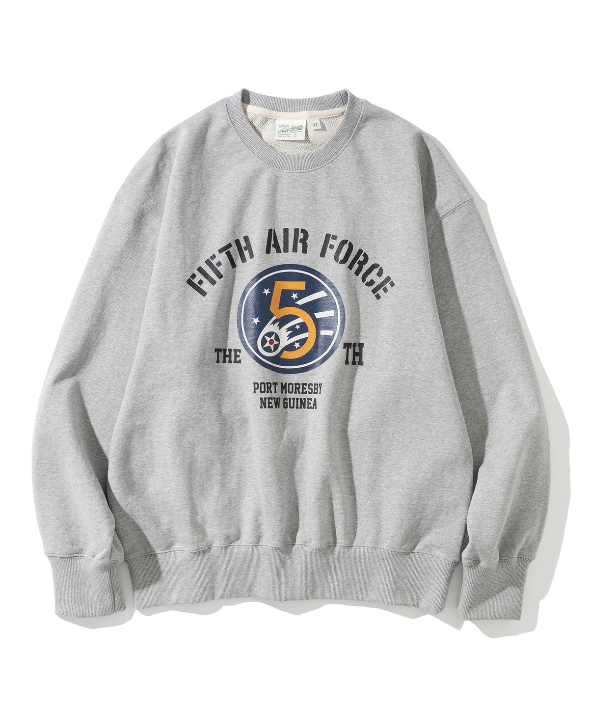 유니폼브릿지(UNIFORM BRIDGE) 5th air force sweatshirt 8% melange