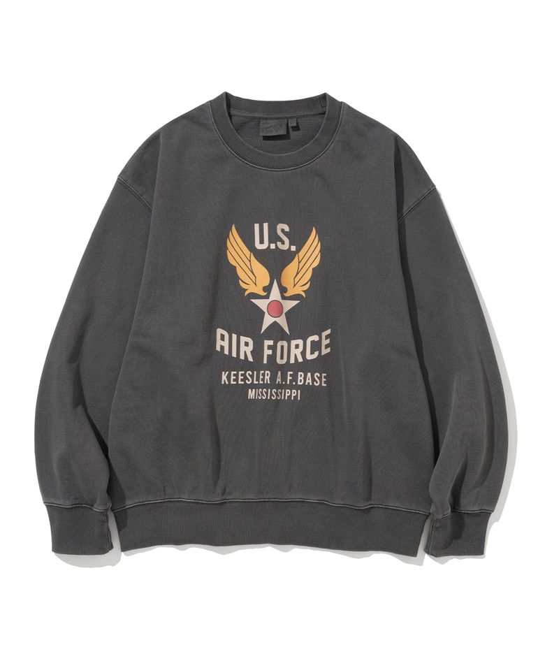 keesler a.f. sweatshirt pigment charcoal