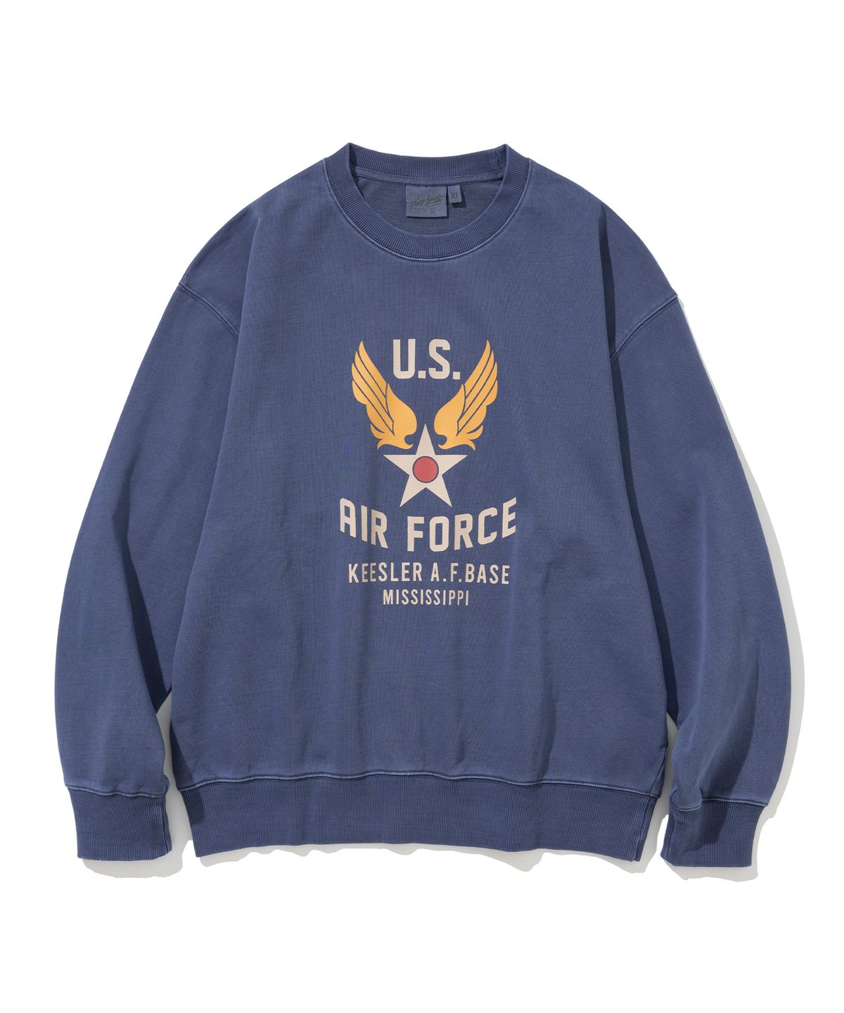 유니폼브릿지(UNIFORM BRIDGE) keesler a.f. sweatshirt pigment blue