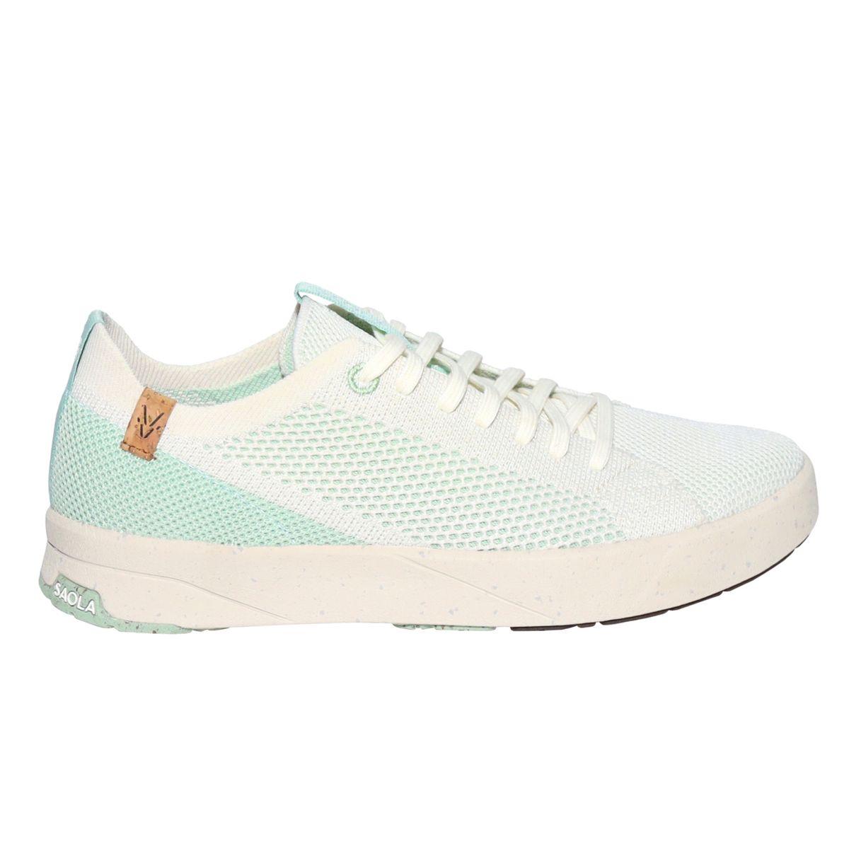 사올라(SAOLA) Cannon Knit 2.0 W White-Cameo Green