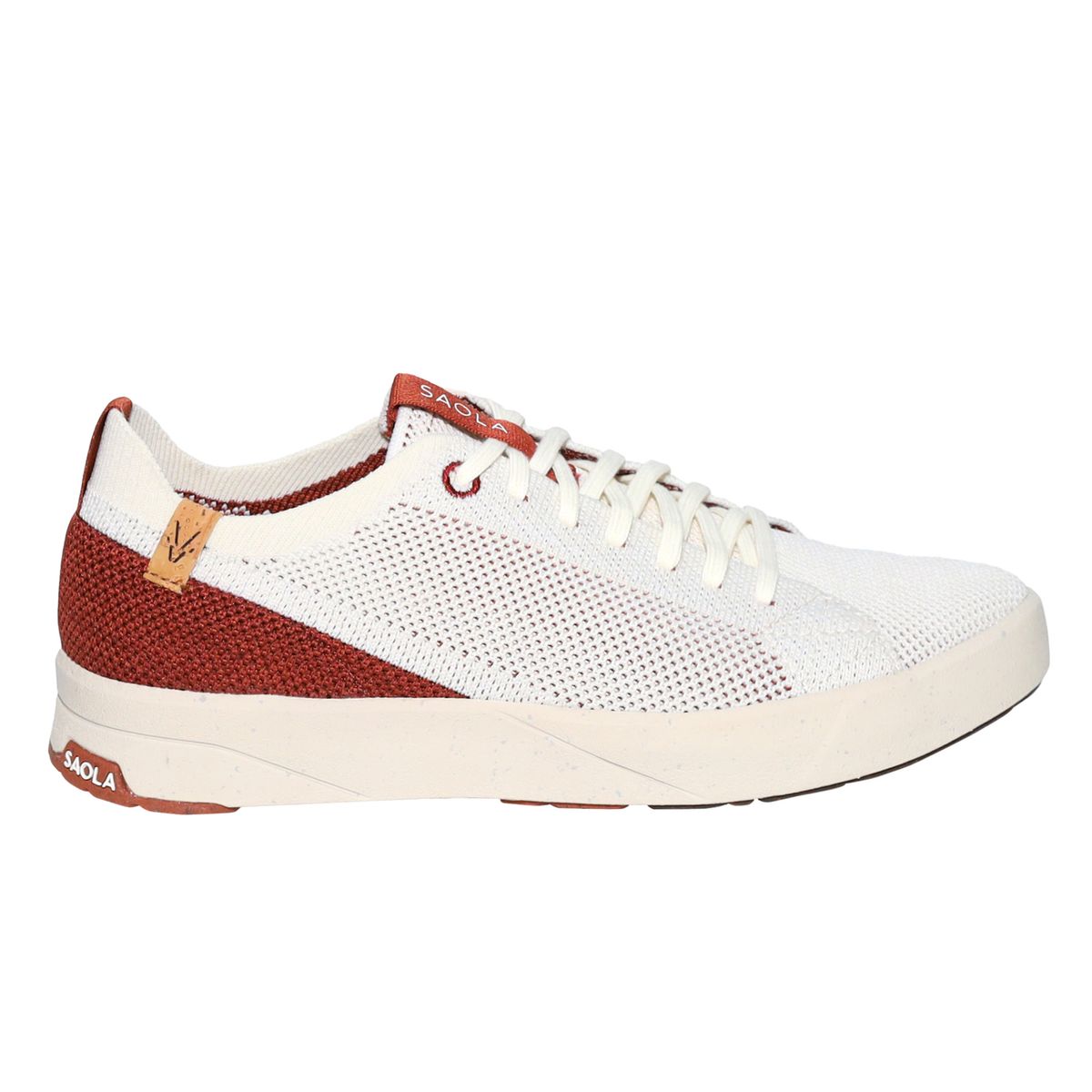 사올라(SAOLA) Cannon Knit 2.0 W White-Burgundy