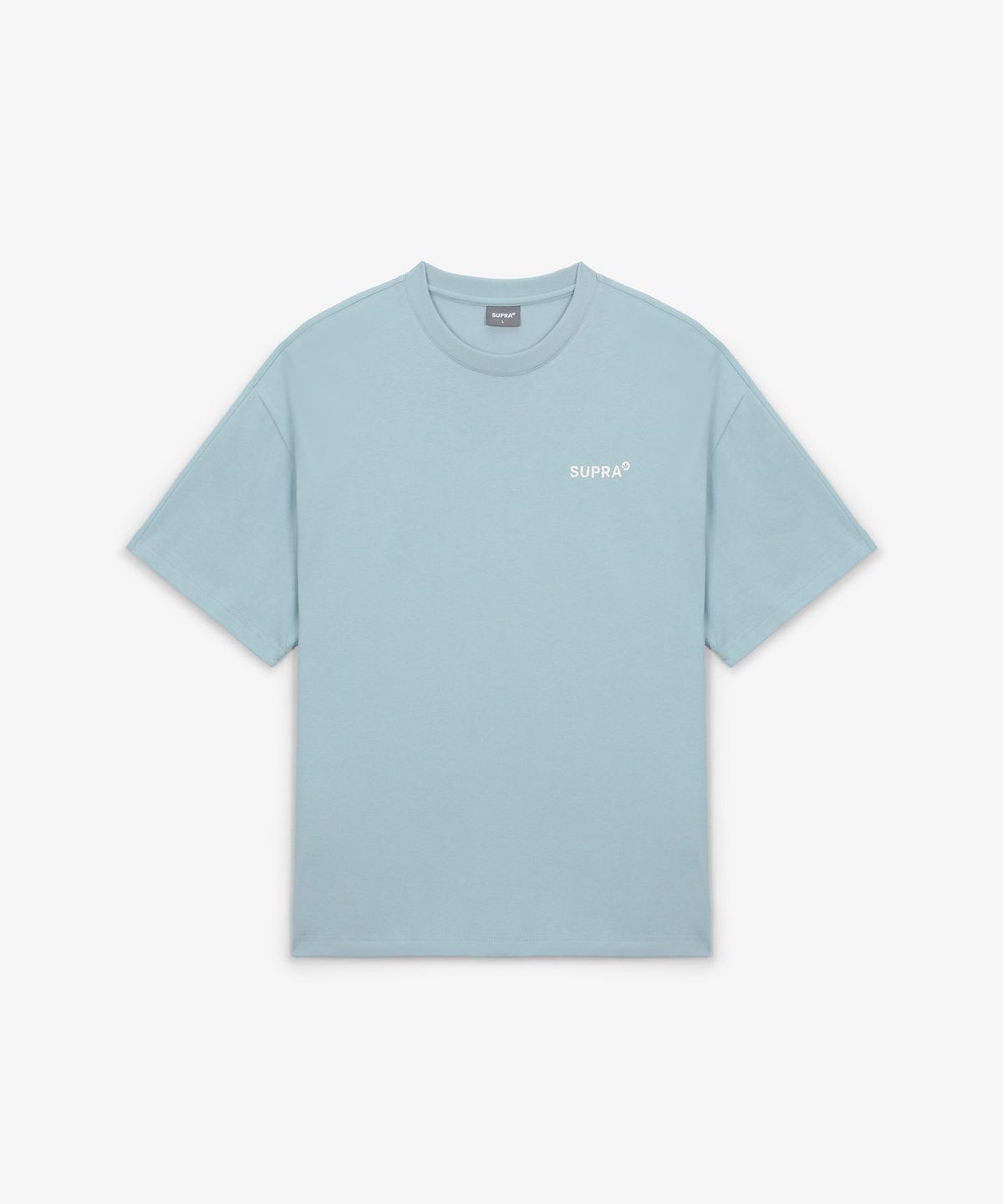 수프라(SUPRA) 등판 빅로고 반팔 티셔츠(BLUE)