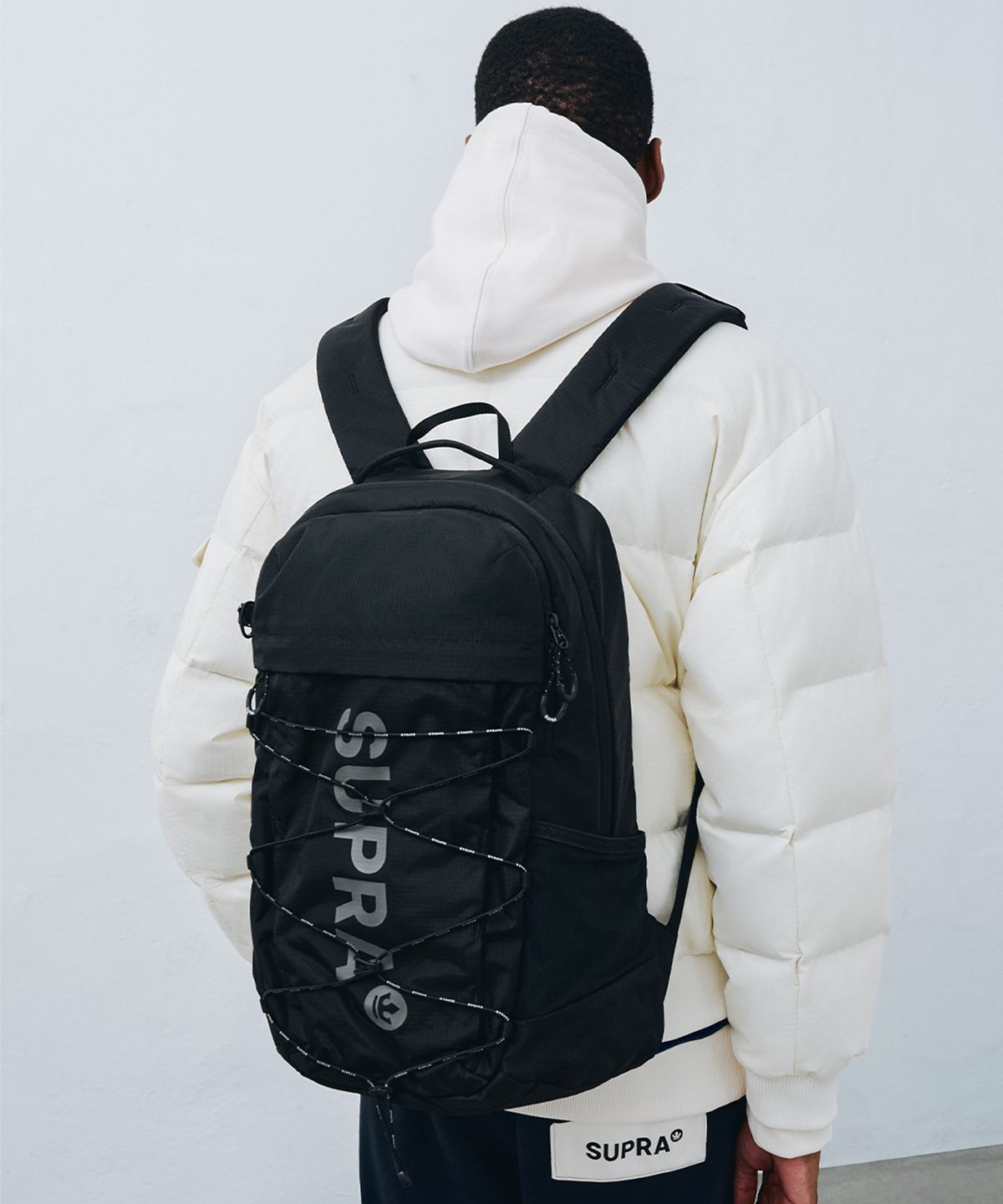 수프라(SUPRA) 마운틴 SB 그래픽 라벨 포인트 립스탑 백팩