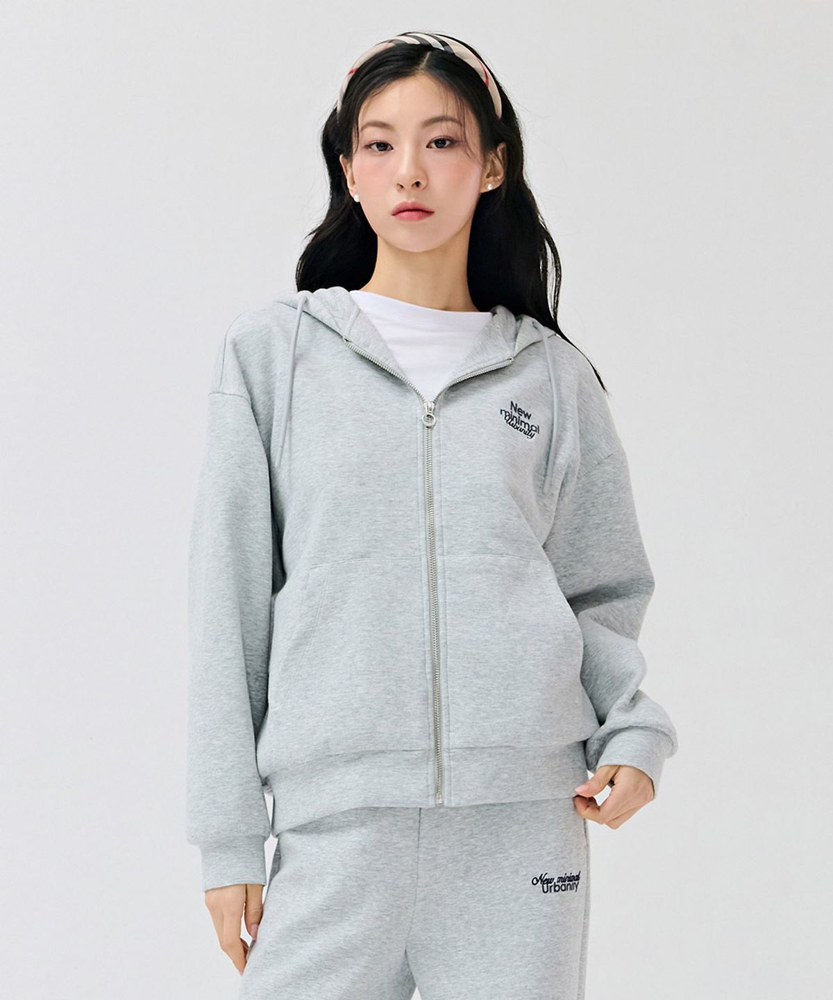 체이스컬트(CHASECULT) 여성 레터링 포인트 후드 집업-DERG4363B0B