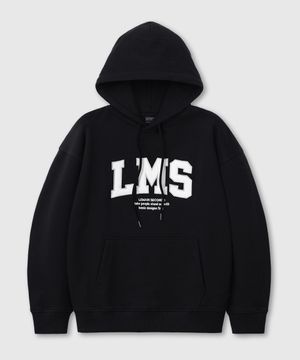 오버핏 시그니처 LMS 패치 후디 [블랙]